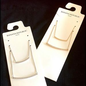 COPY - Banana Republic double bar necklace gold or silver